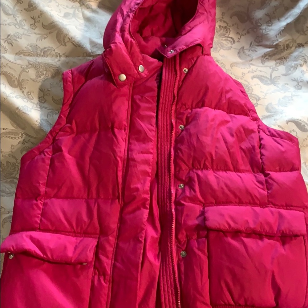 Pink puffer GAP vest